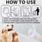 6Piece Waterless Grooming Glove Wipes For Deep Cleaning Deodorizing 4