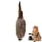 Soft Faux Rabbit Fur Interactive Cat Kicker Hunting Toy 6
