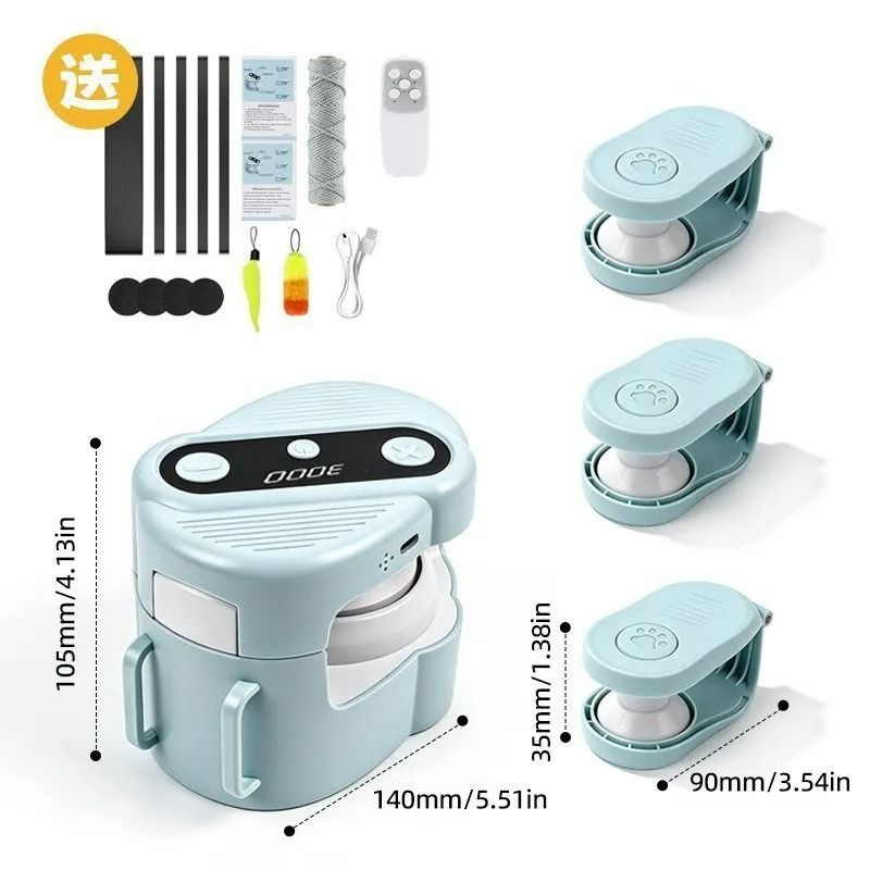 RemoteControlled Smart Cat Chaser With Bird Sounds DIY Trajectory 7