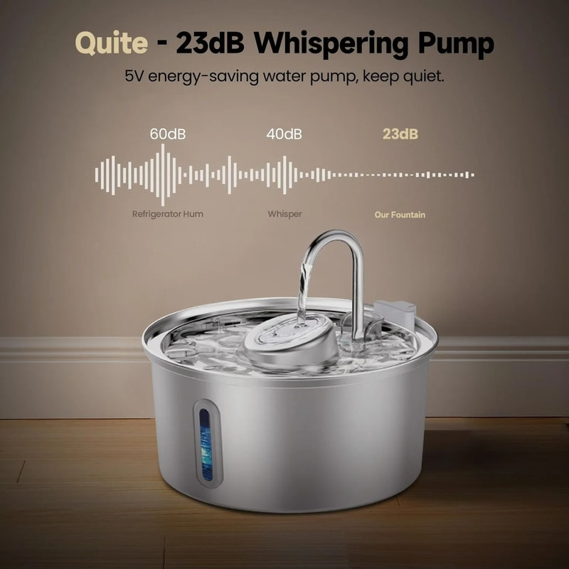 32L UltraHygienic Stainless Steel Smart Water Fountain With Visible Window 2