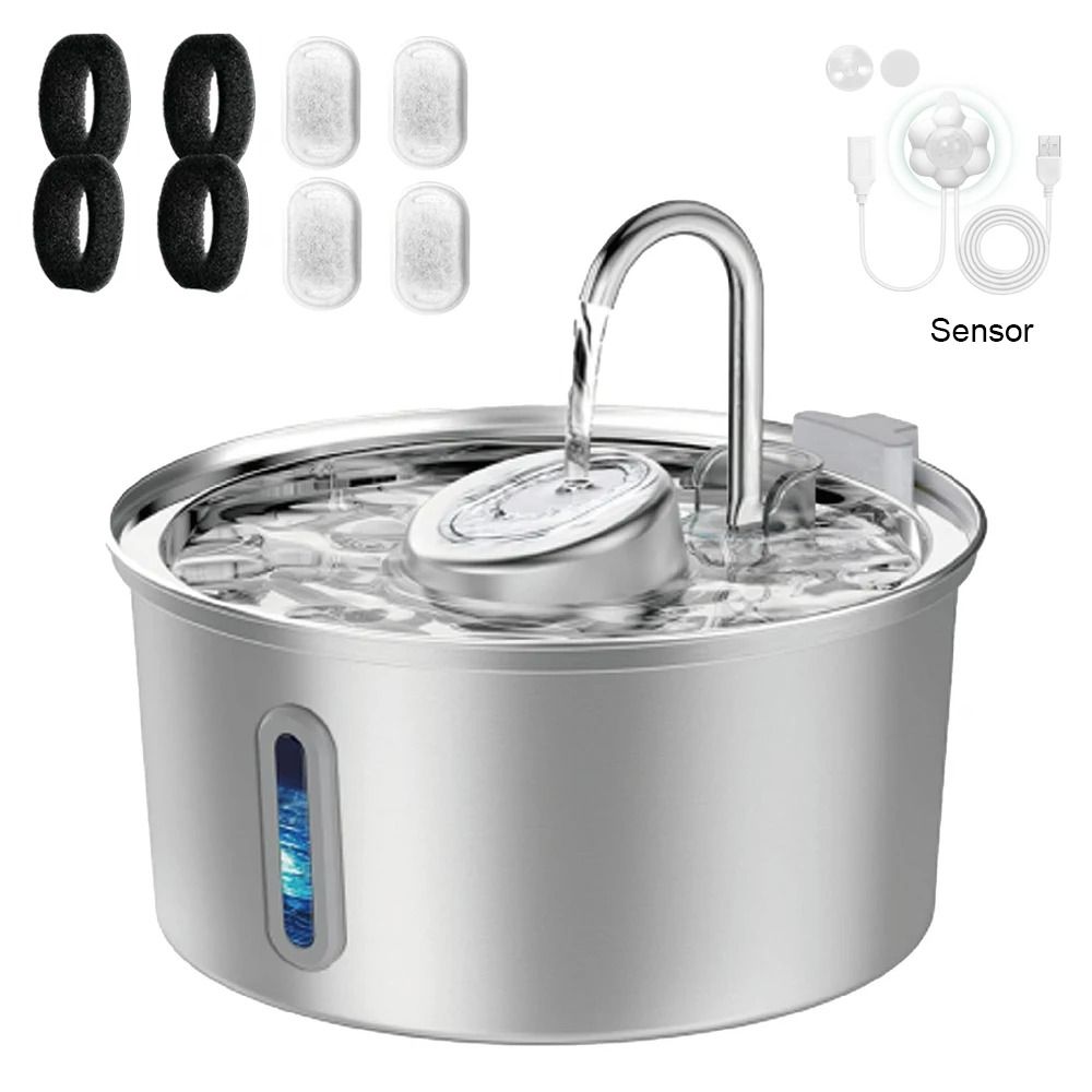 32L UltraHygienic Stainless Steel Smart Water Fountain With Visible Window 7