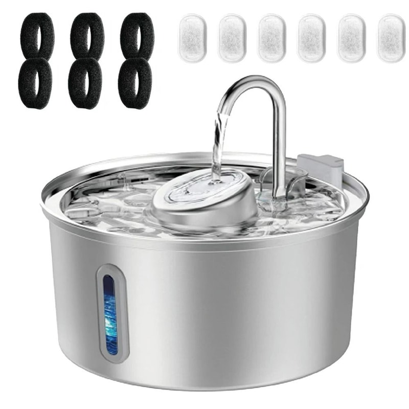 32L UltraHygienic Stainless Steel Smart Water Fountain With Visible Window 8