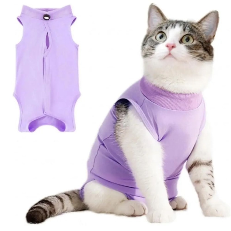 UltraSoft PostSurgery Recovery Suit For Feline Comfort Healing 4