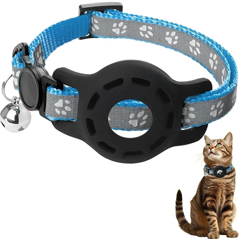 Secure AirTag Safety Collar With Integrated Tracking Holder Bell 9