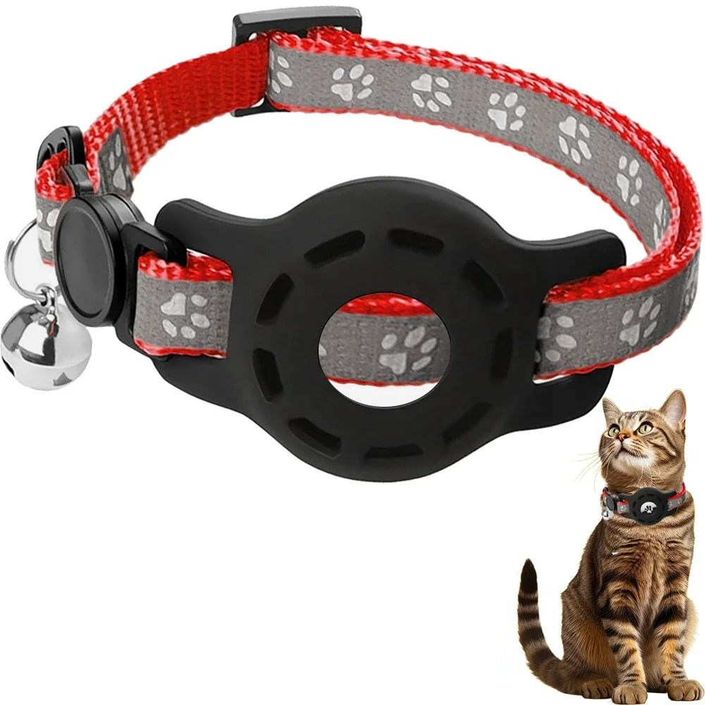 Secure AirTag Safety Collar With Integrated Tracking Holder Bell 11