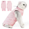 Female Cat Recovery Suit Breathable Spay Onesie 8