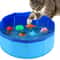 Foldable Summer Pet Pool With Interactive Marine Life Design 3