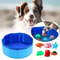 Foldable Summer Pet Pool With Interactive Marine Life Design 5