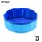 Foldable Summer Pet Pool With Interactive Marine Life Design 7