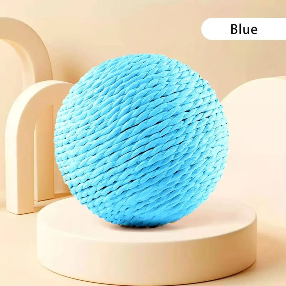 Interactive Sisal Fiber Scratching Ball With Inner Bell 10