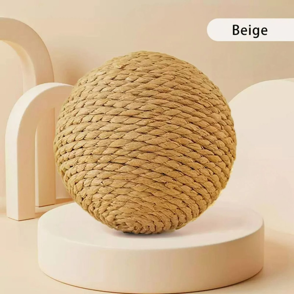 Interactive Sisal Fiber Scratching Ball With Inner Bell 8