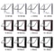 4Way Locking Transparent Pet Flap Door For Cats Small Dogs 1