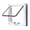 4Way Locking Transparent Pet Flap Door For Cats Small Dogs 6