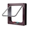 4Way Locking Transparent Pet Flap Door For Cats Small Dogs 8