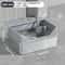 XL Stainless Steel HighSided Litter Box With AntiScatter Lid 10