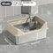 XL Stainless Steel HighSided Litter Box With AntiScatter Lid 6