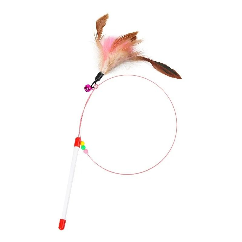 HighTensile Steel Wire Feather Fishing Wand The Ultimate Instinct Trigger 7
