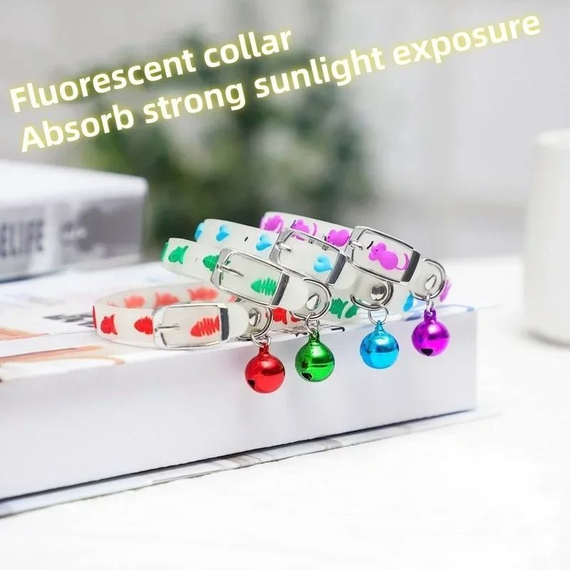 GlowintheDark Fluorescent Silicone Safety Collar 4
