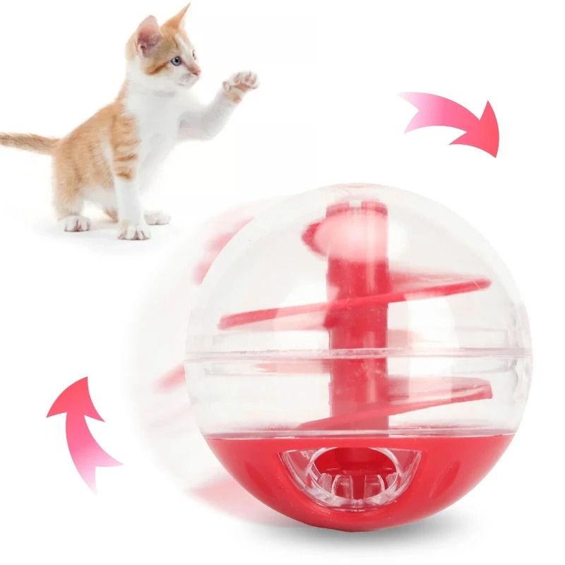 Interactive Cat Treat Dispensing Puzzle Ball 3