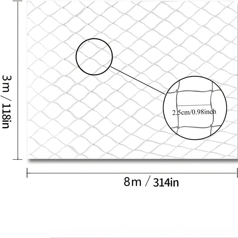 Invisible HighStrength Transparent Pet Safety Net 4
