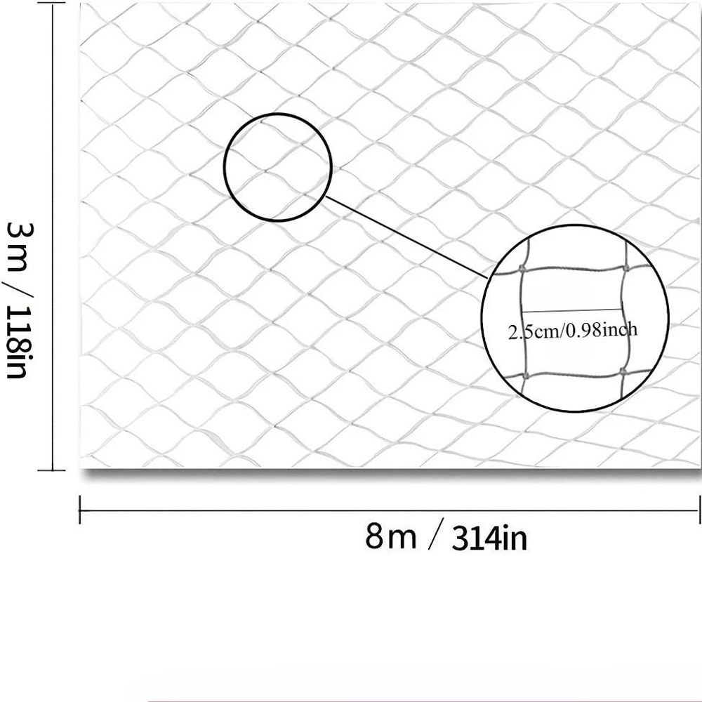 Invisible HighStrength Transparent Pet Safety Net 7