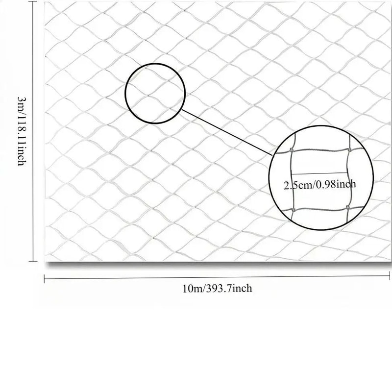 Invisible HighStrength Transparent Pet Safety Net 8