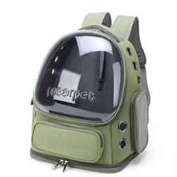 transparent folding panoramic pet travel backpack