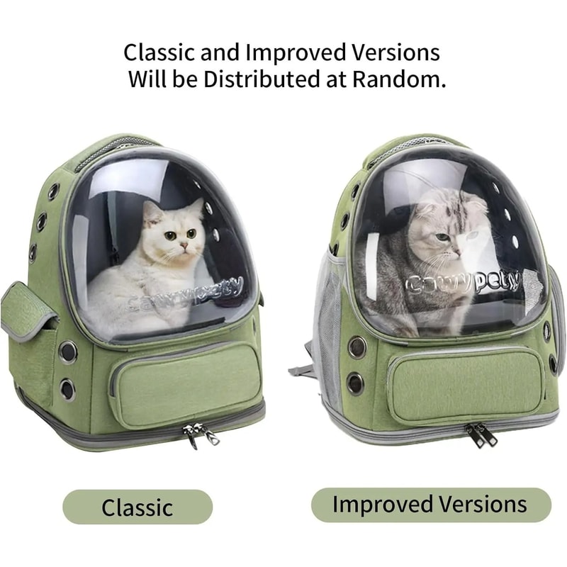 Transparent Folding Panoramic Pet Travel Backpack 1