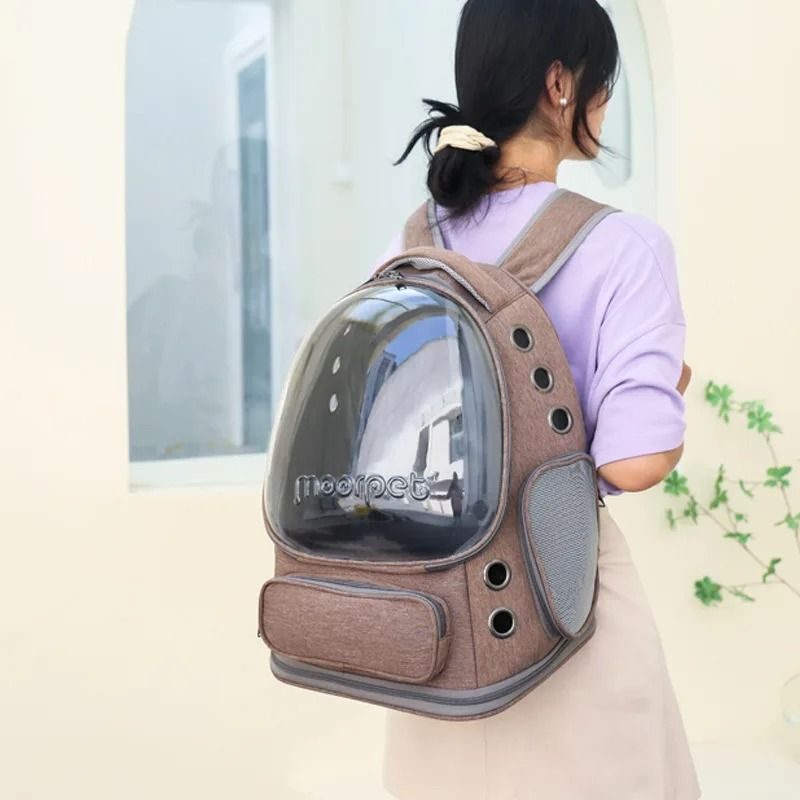 Transparent Folding Panoramic Pet Travel Backpack 5
