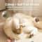 Interactive Plush Rabbit Fur Chasing Balls 3Pack 3