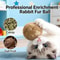 Interactive Plush Rabbit Fur Chasing Balls 3Pack 4