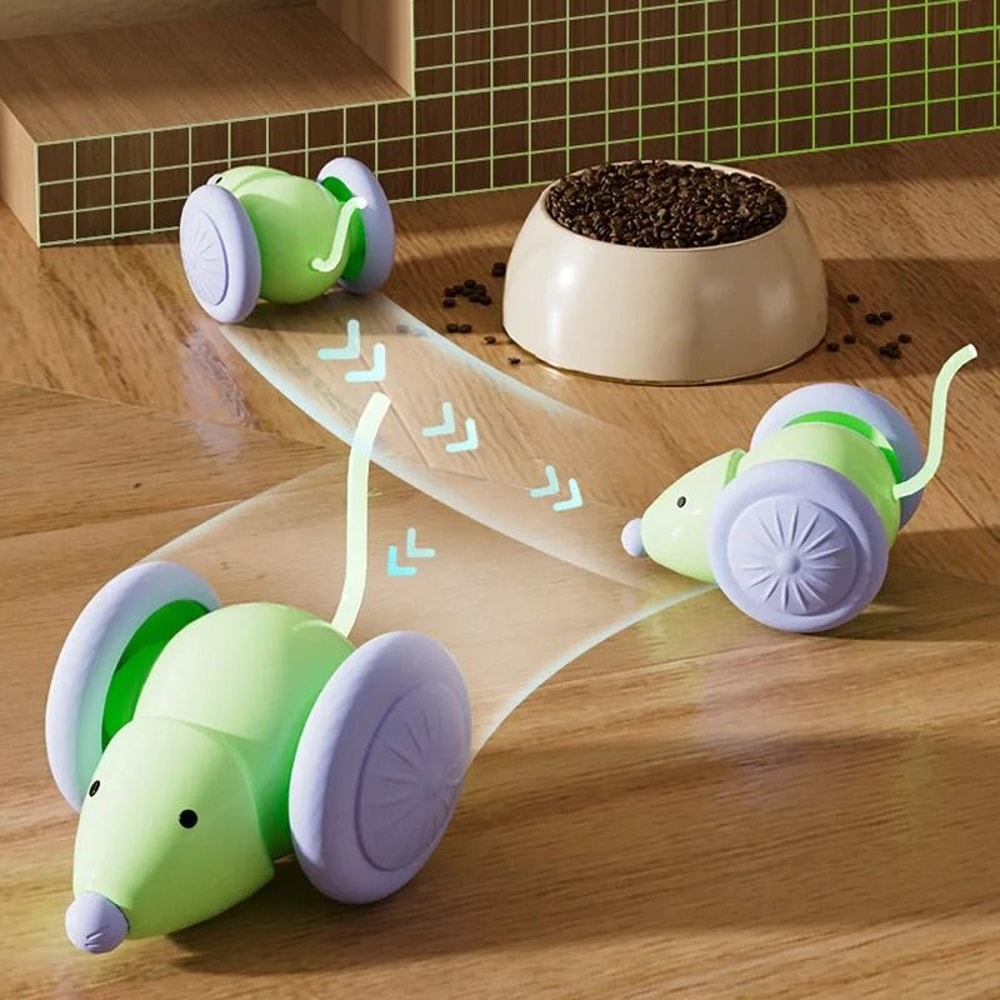 Intelligent Electric Mouse Car The Ultimate Autonomous Hunting Toy 3