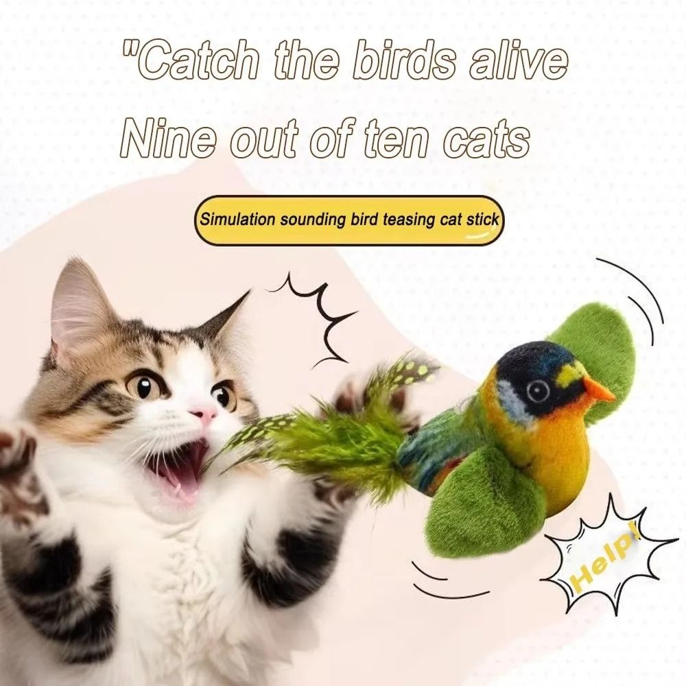 Interactive Wall Hanging Chasing Bird Toy 0