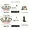 Printed Stainless Steel NonSlip Pet Feeding Bowl 6