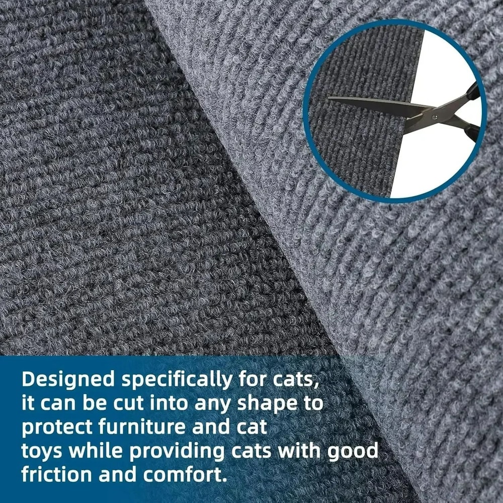 SelfAdhesive Trimmable Cat Scratching Mat 2