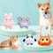 Simulation Plush Cartoon Animal Double Pet Toy 1
