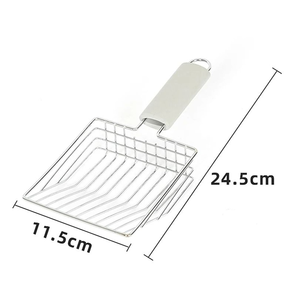 Heavy Duty Aluminum Alloy Cat Litter Scoop 6