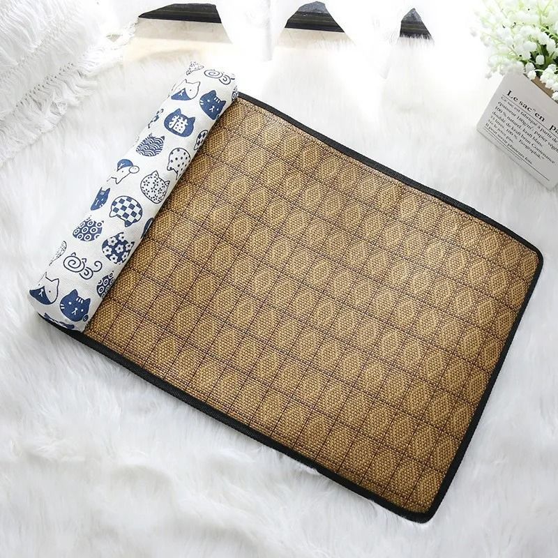 Natural Rattan Weave Summer Cooling Mat 8