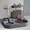 Dual Port Dry And Wet Pet Feeder Station 0