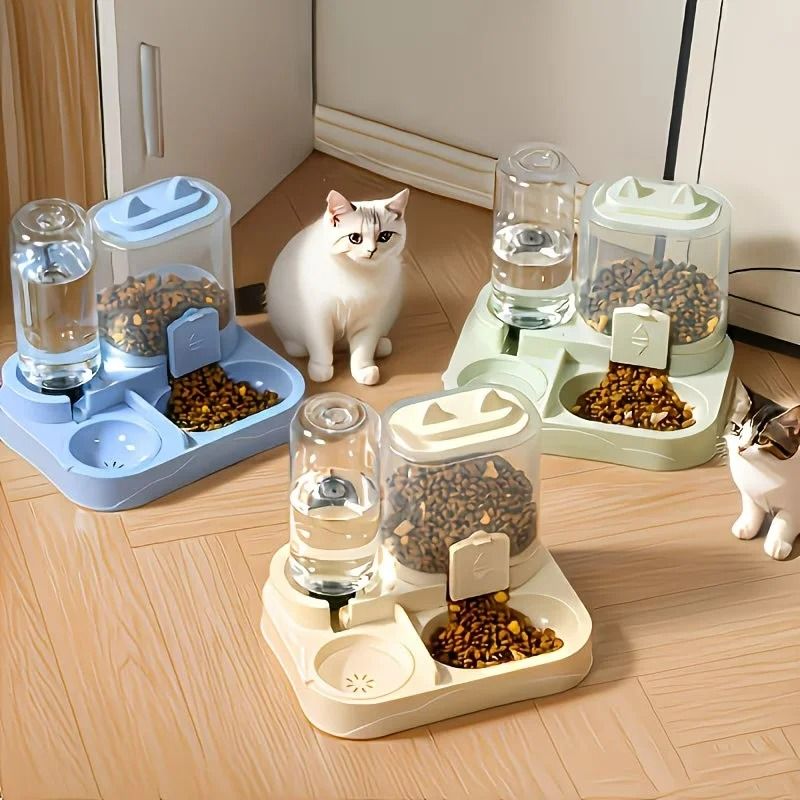 Dual Port Dry And Wet Pet Feeder Station 3