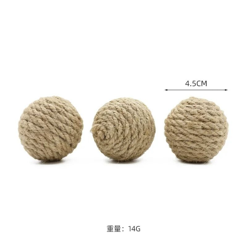 Interactive Sisal Sounding Scratching Balls 10Piece 5