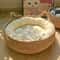 Woven Rattan Round Cat Basket 4
