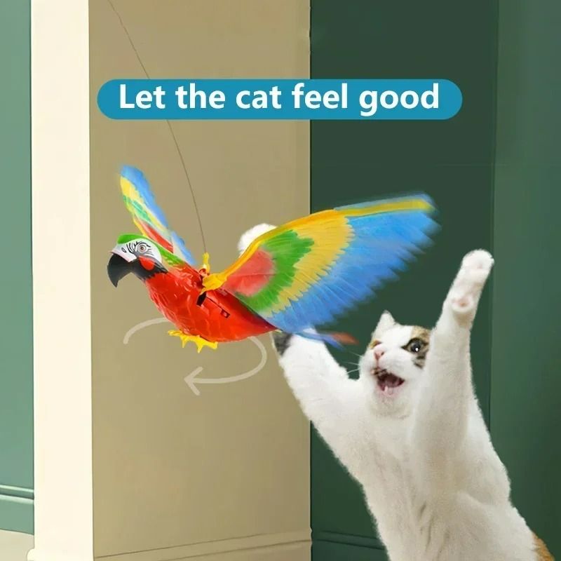 Electric Hanging Flying Bird Interactive Toy 3