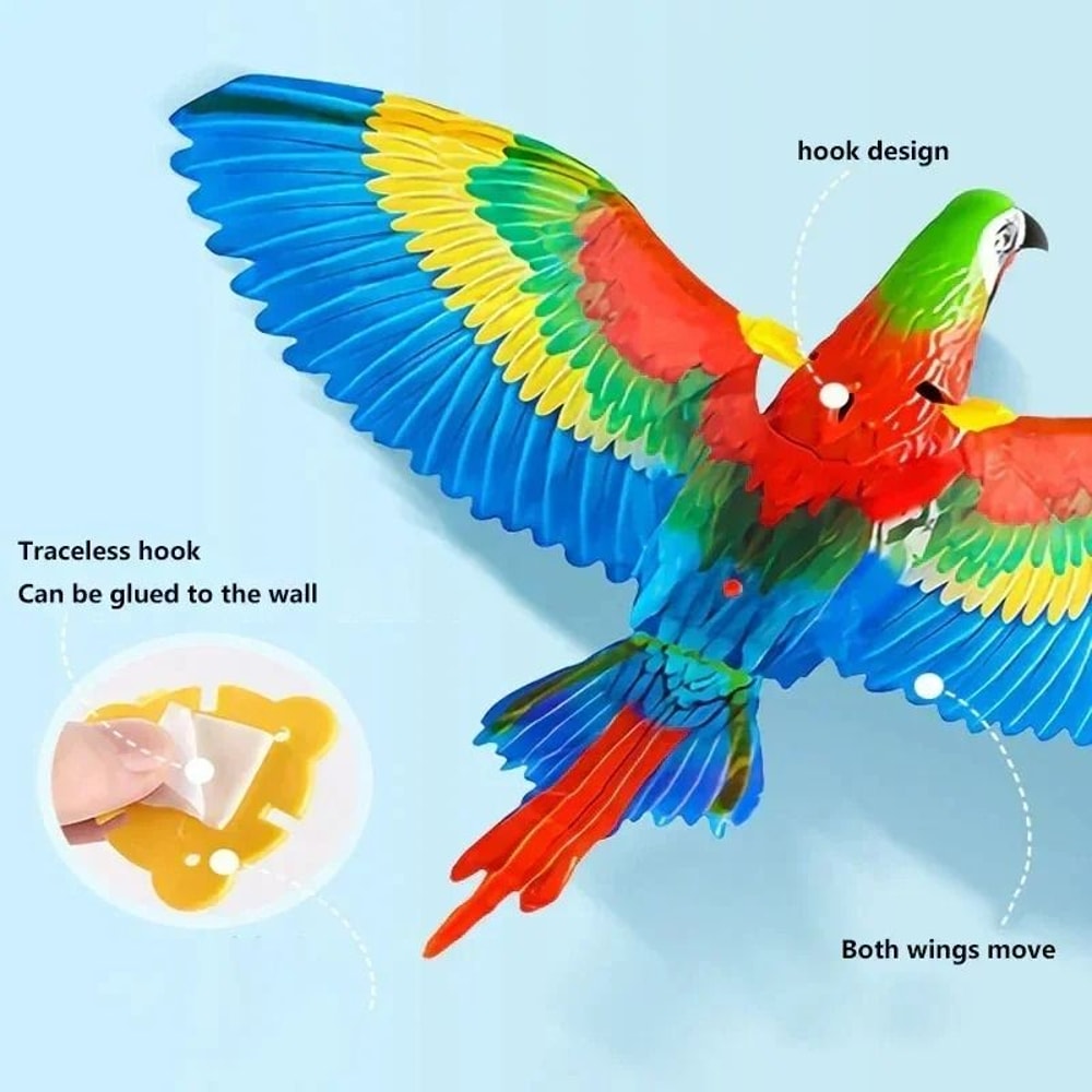 Electric Hanging Flying Bird Interactive Toy 4
