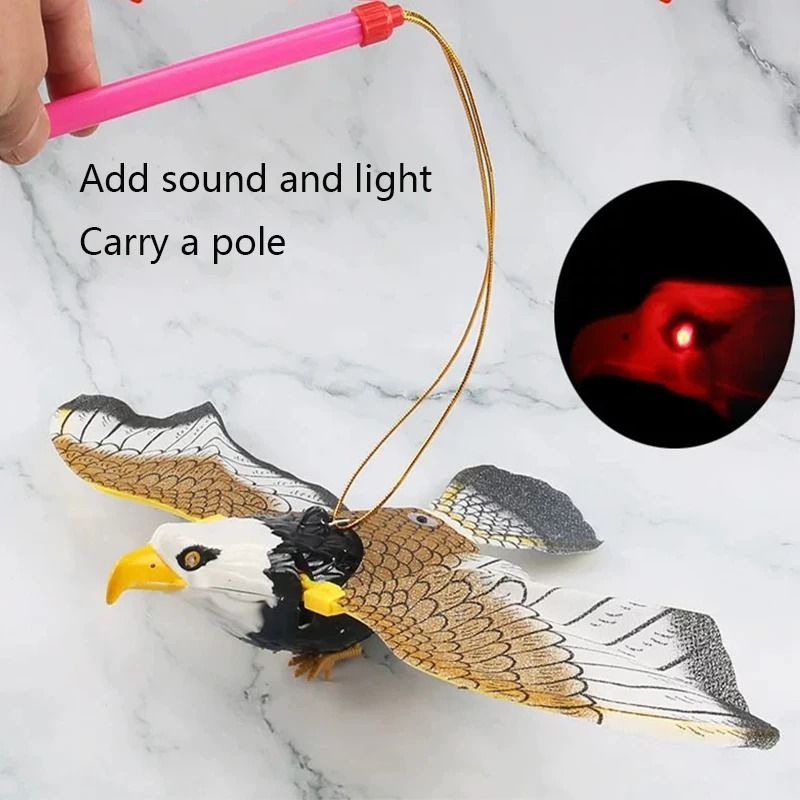 Electric Hanging Flying Bird Interactive Toy 12