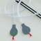 Interactive Squeaky Felt Snake Teaser Wand 5