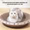 Versatile Corrugated Round Oval Cat Scratcher 6