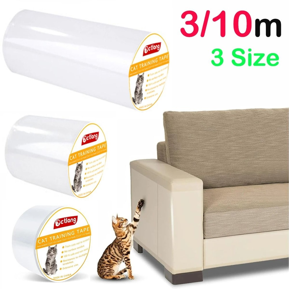 Invisible Furniture Shield Cat Scratch Deterrent Tape 1