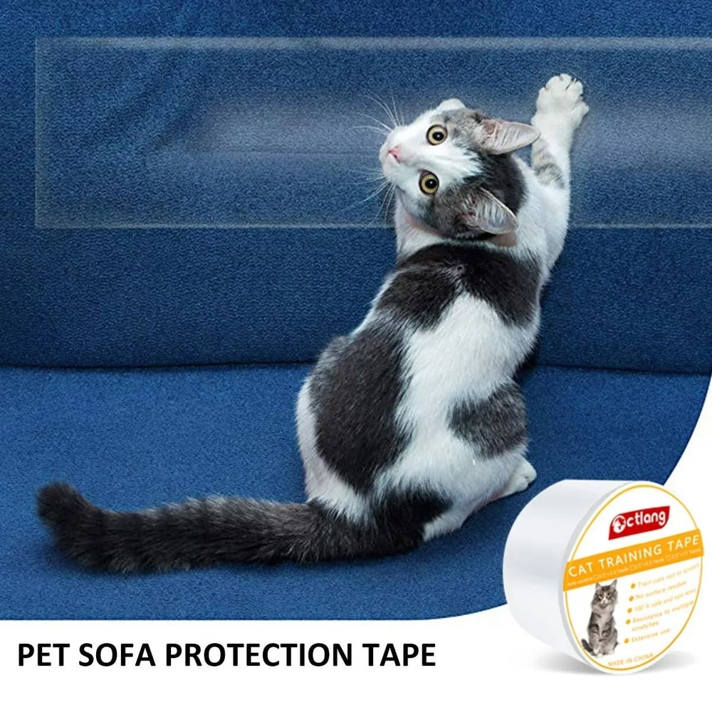 Invisible Furniture Shield Cat Scratch Deterrent Tape 2