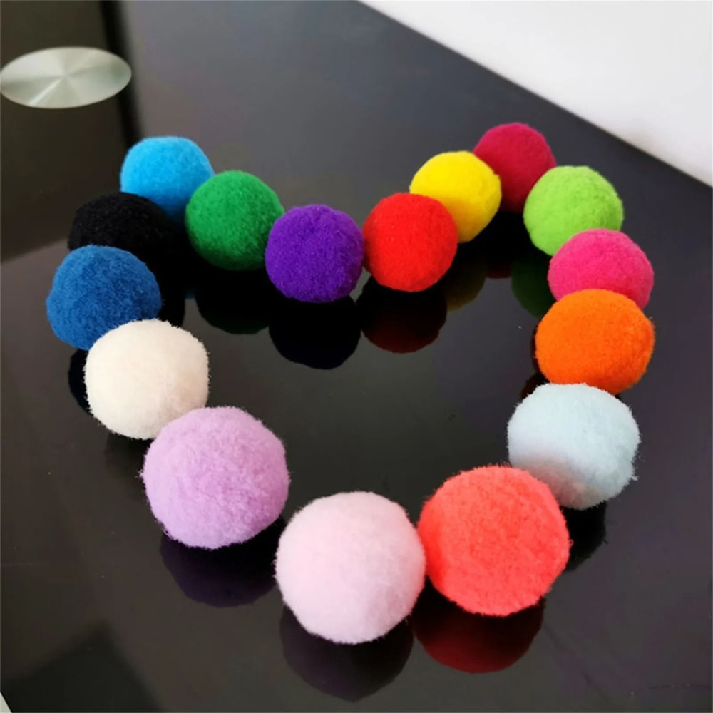 Mini Plush Pompom Interactive Training Toys 10Piece 1